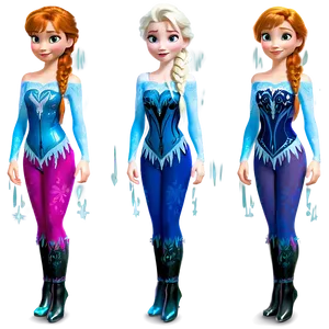 Frozen Movie Characters Png Lil PNG Image