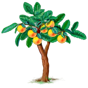 Fruit Tree Drawing Png Lcq74 PNG Image