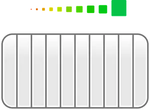 Full Battery Indicator Vector PNG Image