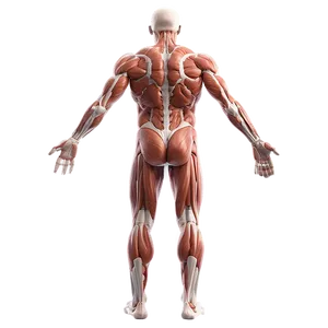 Full Body Muscular System Chart Png Twn PNG Image