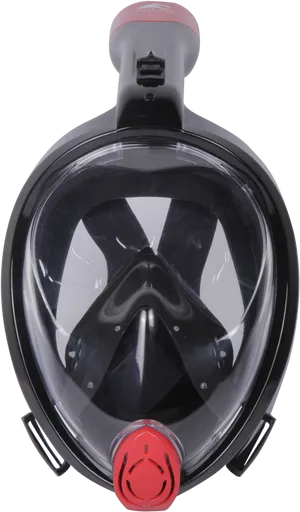 Full Face Snorkel Mask Front View.png PNG Image