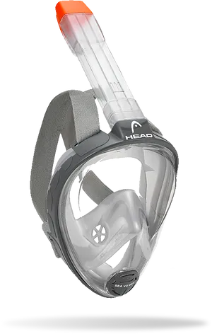 Full Face Snorkel Mask Head Sea Vu Dry PNG