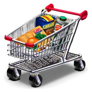 Full Grocery Cart Png 14 PNG Image