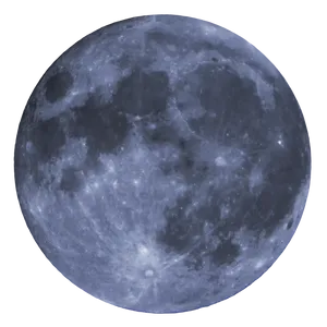 Full Moon Detailed View PNG