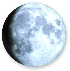 Full Moon Detailed View PNG Image