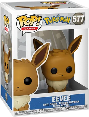 Funko Pop Eevee Pokemon577 PNG Image