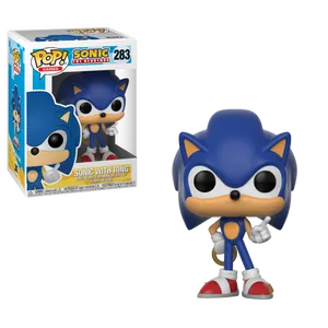 Funko Pop Sonicwith Ring Figure PNG Image