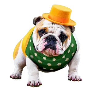 Funny Bulldogs Dressed Up Png Pge PNG Image