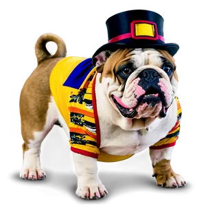 Funny Bulldogs Dressed Up Png Wfn PNG Image