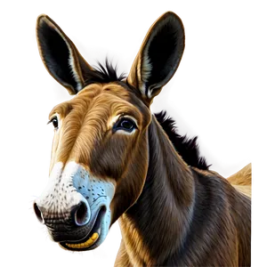 Funny Mule Drawing Png 06292024 PNG Image