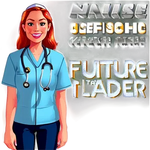 Future Nurse Leader Cartoon Png Iud59 PNG Image