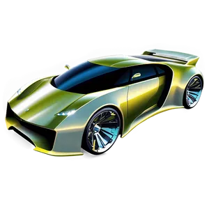 Futuristic Car Vector Artwork Png 31 PNG Image