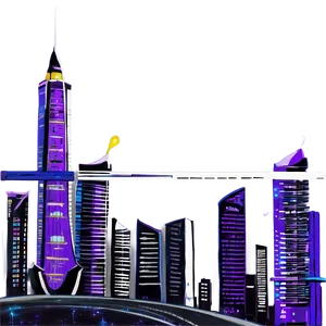 Futuristic City Oh The Places You'll Go Png Ktg71 PNG Image