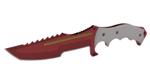 Futuristic Combat Knife3 D Render PNG