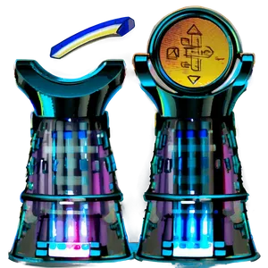 Futuristic Engine Design PNG Image