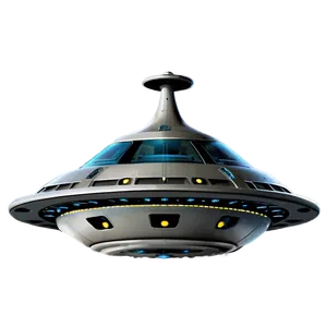 Futuristic Flying Saucer Model Png Alr PNG Image