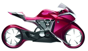 Futuristic Honda Motorcycle Concept PNG Image