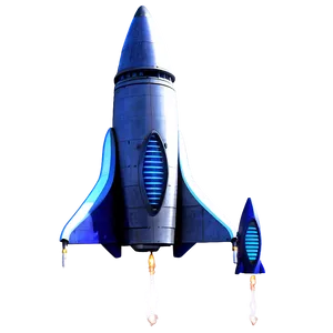 Futuristic Rocketship Png Oid PNG Image