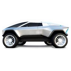 Futuristic Tesla Cybertruck Sketch Png 06122024 PNG Image