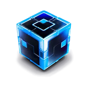 Futuristic Tesseract Cube Png 06292024 PNG Image