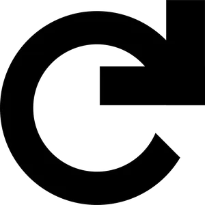 G Logo Blackand White PNG Image