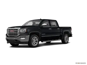 G M C Sierra Denali Black Truck PNG Image