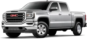 G M C Sierra Pickup Truck Side View PNG Image