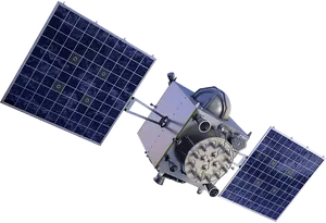 G P S Satellitein Space PNG Image