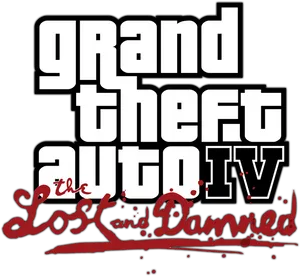 G T A I V The Lostand Damned Logo PNG Image