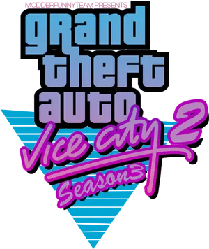 G T A Vice City2 Season3 Logo PNG Image