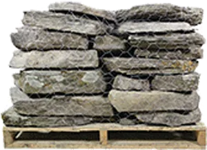 Gabion Stone Wall Texture PNG Image