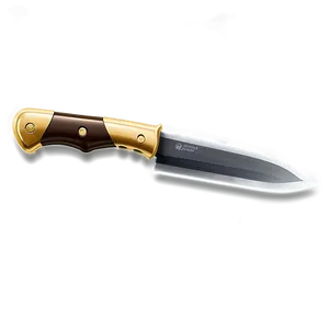 Gacha Knife In Gold Color Png Bfq PNG Image