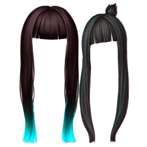 Gacha Life Hair Png Dep PNG Image