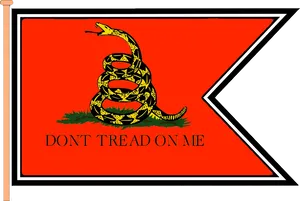 Gadsden_ Flag_ Design PNG Image