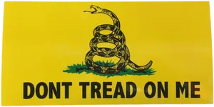 Gadsden Flag Dont Tread On Me PNG Image