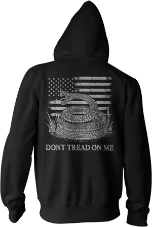 Gadsden Flag Hoodie Design PNG Image