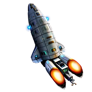 Galactic Explorer Starship Png Qfb PNG Image