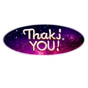 Galaxy Thank You Stickers Png Cnx PNG Image