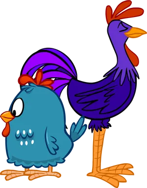 Galinha Pintadinha Cartoon Character PNG Image