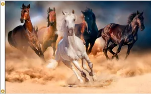 Galloping Horsesin Dust PNG