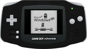 Game Boy Advance Windows Parody PNG Image