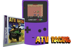 Game Boy Color A T V Racing PNG Image