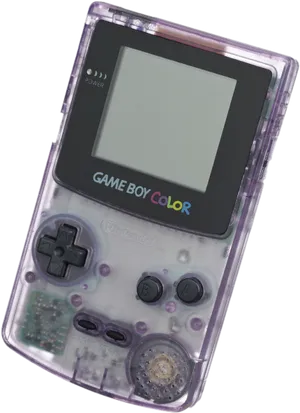 Game Boy Color Transparent Purple PNG Image