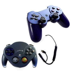 Game Console Set Png Wbw PNG Image