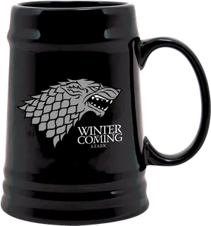 Gameof Thrones Stark Sigil Mug PNG Image