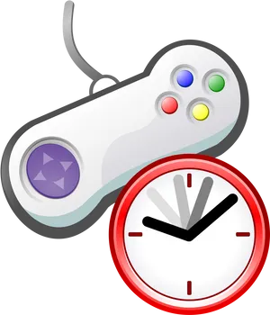 Gamepad Time Management Icon PNG Image