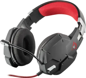 Gaming Headsetwith Microphone PNG Image