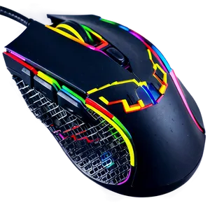 Gaming Mouse With Braided Cable Png 06122024 PNG Image