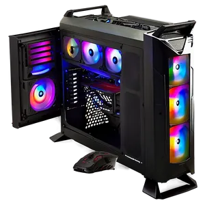 Gaming Pc Setup Png Bak PNG Image