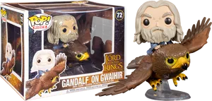 Gandalfon Gwaihir Funko Pop PNG Image